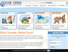 Tablet Screenshot of jasonciment.com
